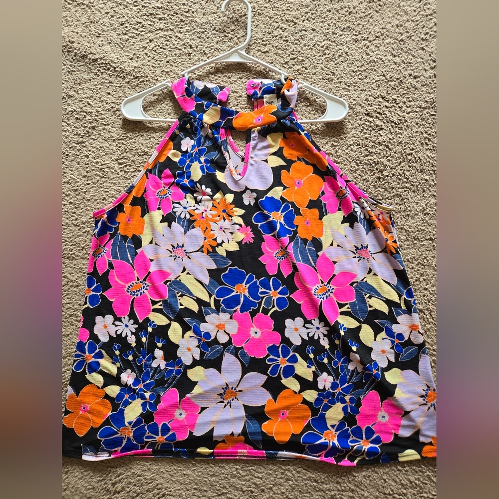 Floral Halter Top